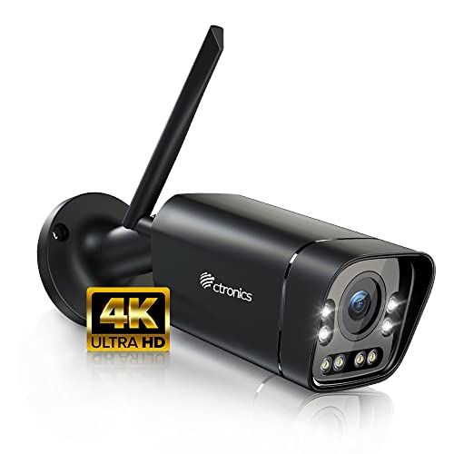 800万画素 車体識別 防犯カメラ 屋外 4 K 5 G Wi Fi対応 ヒューマン ペット 車両検知 AIスマート暗視 256 GBMicroSDカード対応 6人まで家族共有 警報通知 24時間録画 双方向通話 遠隔操作 iOS An ec 16 e a 0