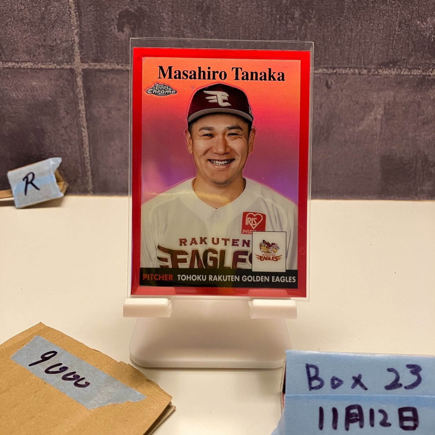 2025 Topps Chrome 田中将大 Masahiro Tanaka 3 5 東北 ゴールデンイーグルス Red Refractor カード