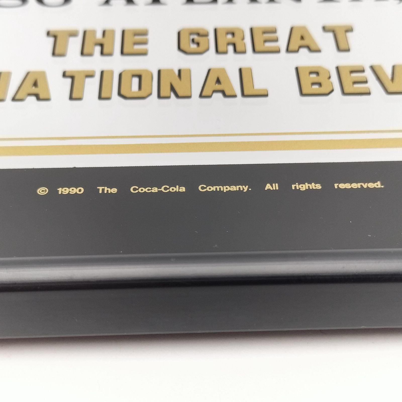 1990年製】コカ・コーラ パブミラー 鏡 壁掛け ヴィンテージ風 レトロ