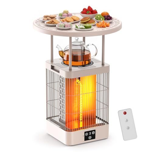 迅速に発送 カーボンヒーター 冬モデル 360°全方位速暖 3 in 1デザイン 電気ストーブ 座卓一体型ヒーター 足元 暖房器具 三段階運転 1000 W 暖房 煮る 保温 多用途 静音 節電 9時間切タイマー 転倒自動OFF 寒 0254870 f