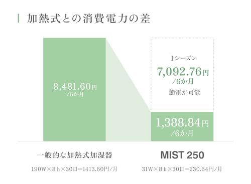 迅速に発送 リズム RHYTHM 加湿器 超音波式 2025 アロマ対応 お手入れ簡単 タンク乾燥機能 付き 7畳対応 タンク容量 2 L 18時間連続加湿 MIST 250 ウォームグレー 0 ae 23544 その他 キッチン 食器