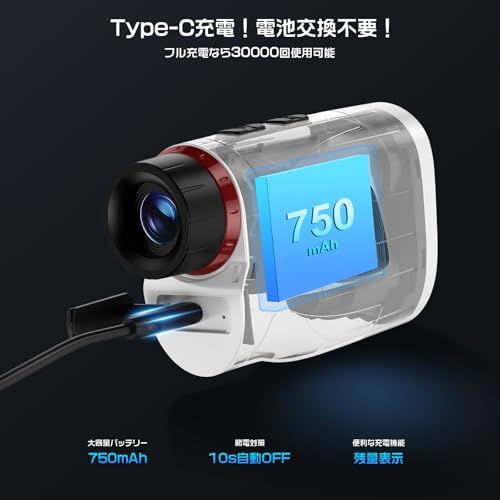 迅速に発送 Trynow ゴルフ距離計 3?1200 yd対応 最速0 05秒測定 小型 軽量 高低差 距離測定器 高透過LCD液晶 6倍率広視野角 スロープモード ピンロックモード 高低差測定ON OFF 競技対応 振動でお知らせ 水平垂直 6 f 670 c 84