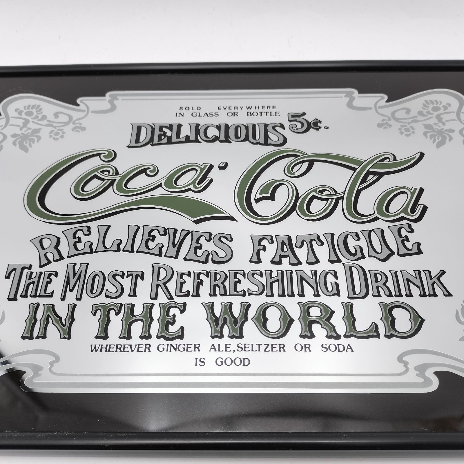 Coca Cola1886⭐︎壁掛けパブミラー(鏡) Coca Cola（コカコーラ） パブミラー インテリア ウォールミラー 鏡