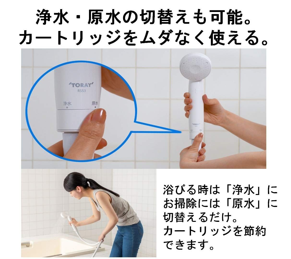 数量 カートリッジ 節水 入 30 塩素除去 ミニカタログ 付 トレシャワー 浄水シャワーヘッド 日本アトピー協会 東レ 推薦品 トレビーノ RS 53 2