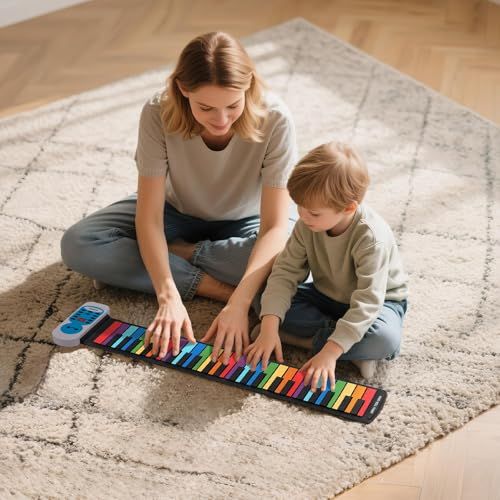  ロールピアノ 電子ピアノ 折りたたみピアノ 充電式 LEDディスプレイ 内蔵スピーカー MIDI対応 持ち運び便利 子供向け 初心者 88鍵 92 bb 9508 その他 キッチン 食器