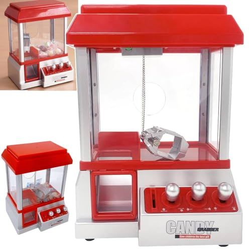 UPstore クレーンゲーム クレーンキャッチャー UFO 電池式 コインゲーム パーティ おもちゃ 卓上玩具 コイン付属