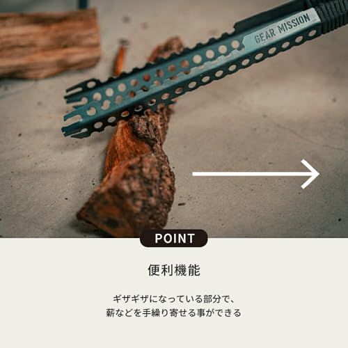  迅速に発送 トヨトミ GEAR MISSION バーサグリップ VG-GM 1｜焚き火 火ばさみ 多機能 黒皮鉄製｜調理器具ハンドリング ペグ抜き 薪管理 カスタマイズ ｜ d 31723 af その他 キッチン 食器
