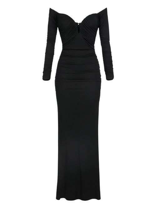 エリザベッタフランキ　ドレス ショップ エリザベッタフランキ パープルドレス 2024aw 38サイズ