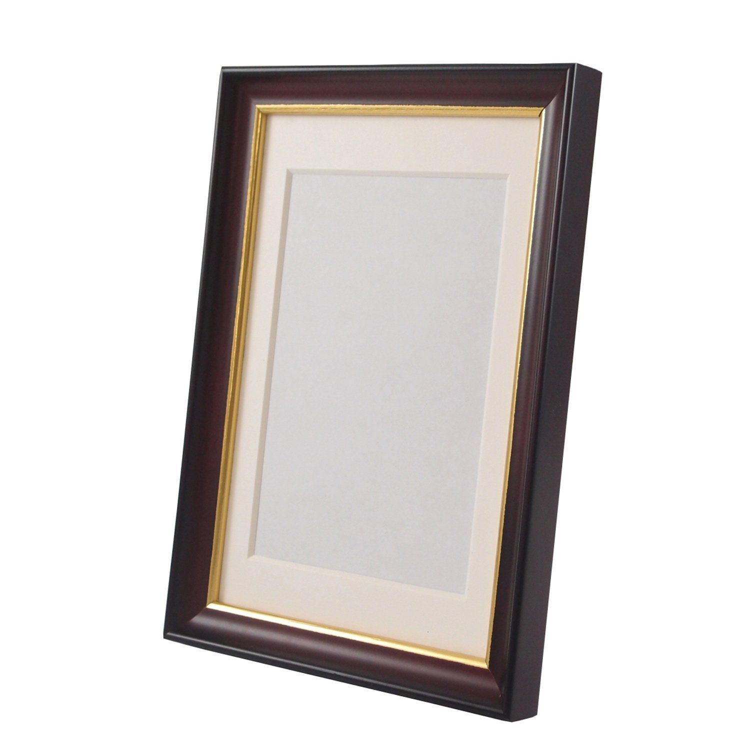 在庫処分】L ハガキ ブラウン S10 肖像額 407178 木製額 FUJICOLOR