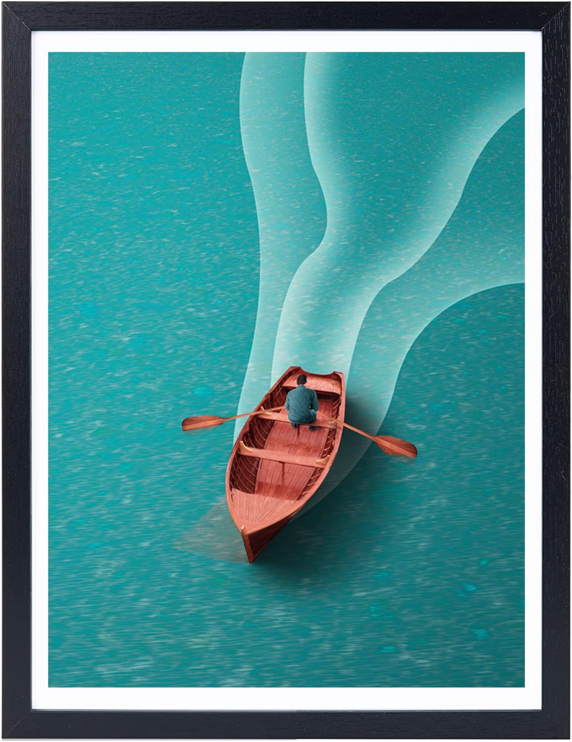 【人気商品】フォトフレーム 木製 30 x 40 ダイヤモンドアート cm ダイヤモンド絵画用 写真立て 壁掛け 卓上 両用 ディスプレイフレーム LEADINTOP 写真フレーム 表彰状 ポスター 賞状額縁 装飾 オシャレ ブラック