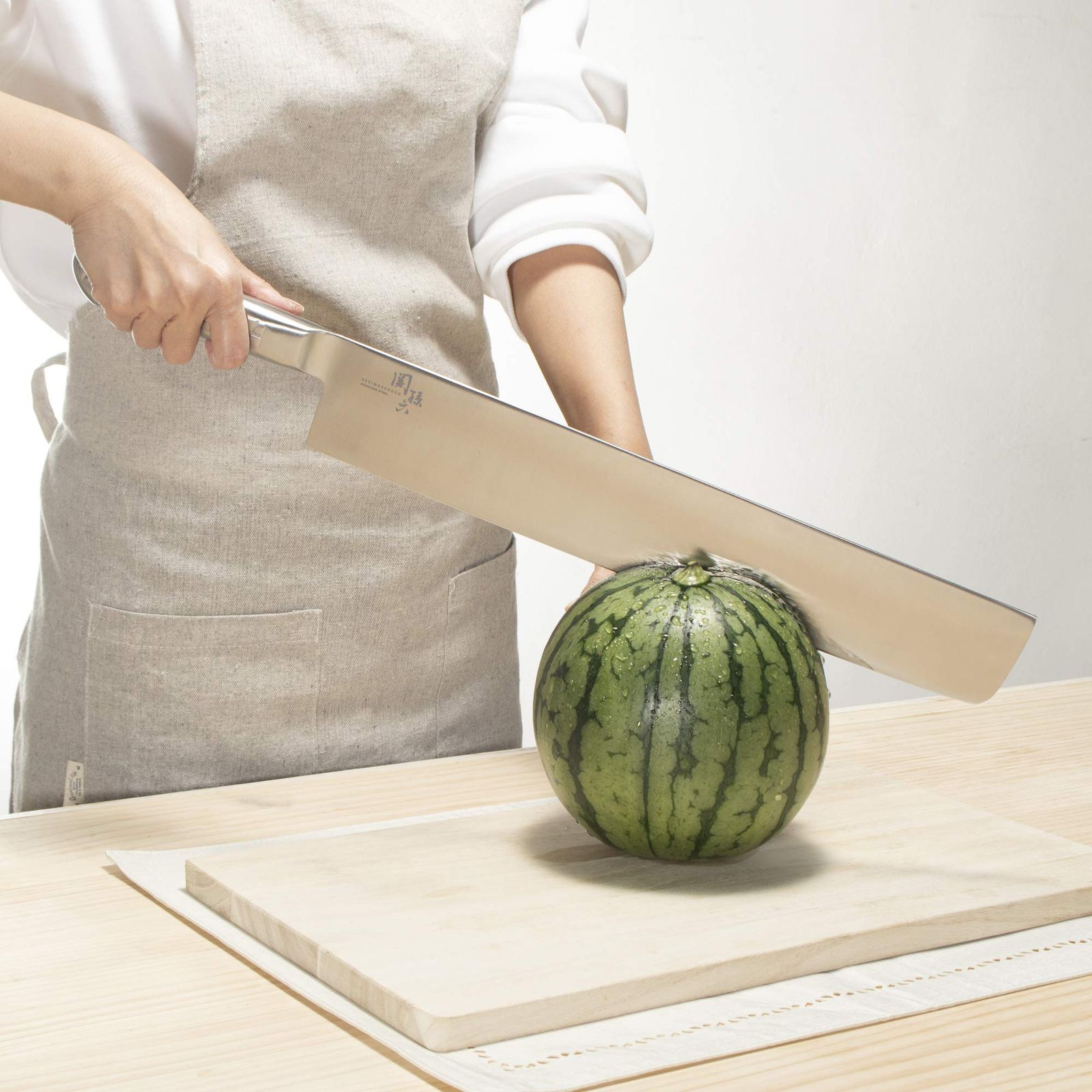 貝印 KAI スイカ 包丁 関孫六 オール ステンレス 360 mm 日本製 093 AB 5643