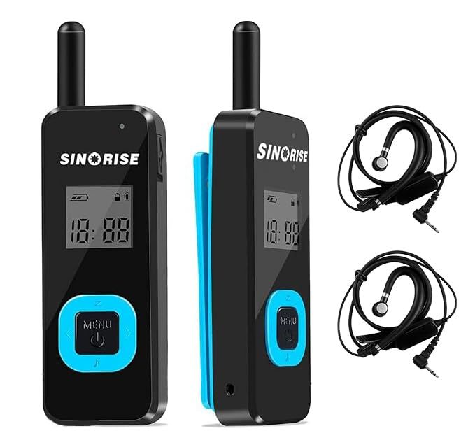 ミニインターホン 双方向インターホン ポータブルFMインターホン スキー ハイキング アウトドアスポーツ レストラン スーパー用リモートインターホン 2台 177 c 5 bde