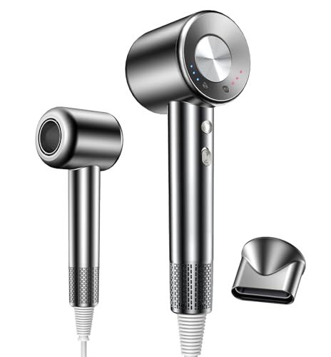 ドライヤー 2025超高速 大風量モデル ヘアドライヤー 高速ドライヤー 最大風速50 m s 速乾 1300 W 低騒音 軽量 高濃度マイナスイオン 静電気抑制 NTC温度制御 過熱防止 美髪ケア PSE認証済み マグネットノズ aaa 76 dbd