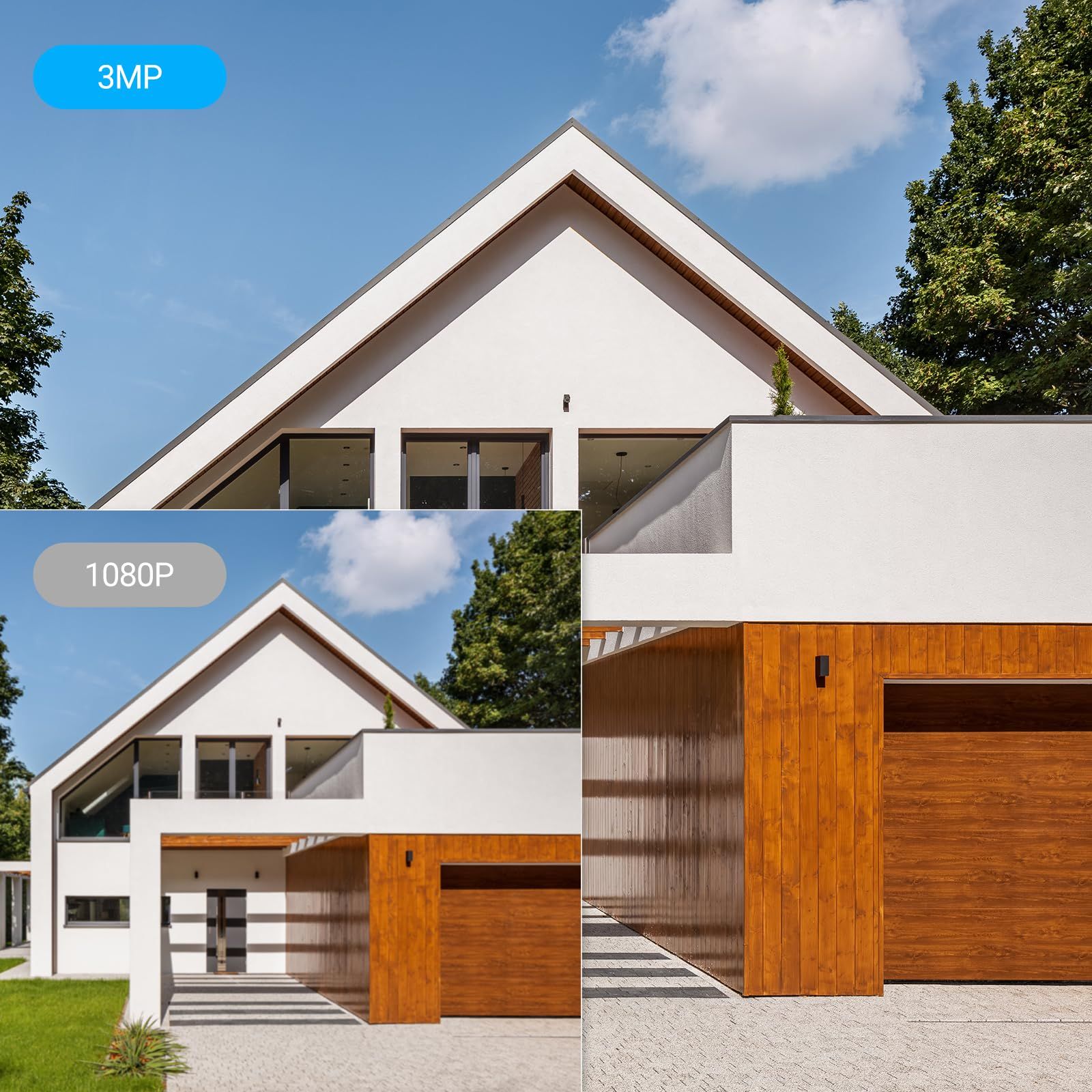 EZVIZ イージービズ 2 K 3 MP 防犯カメラ 屋外 24時間録画 監視カメラ IP 67防水 wifi カラー暗視機能 ネットワークカメラ 有線lan接続 センサーカメラ 双方向通話 家庭用 セキュリティカメラ スマホ|iPhone連動 広角 ホー