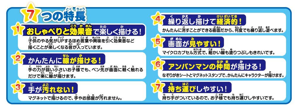  アガツマ AGATSUMA アンパンマン 天才脳おしゃべりらくがき教室DX サウンドペン付 その他 おもちゃ