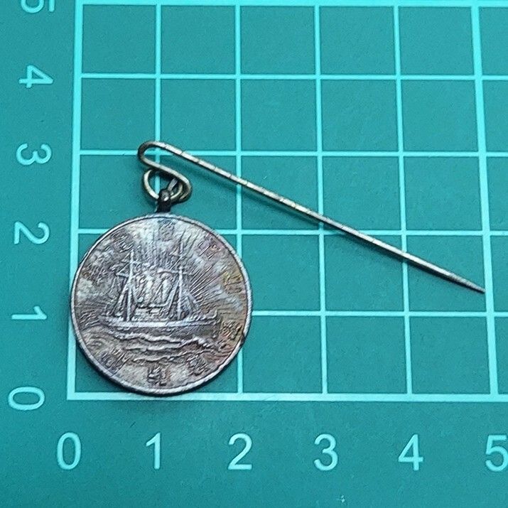 帝國義勇艦隊建設之章 明治 旧日本軍 戦前 戦時中 徽章 骨董