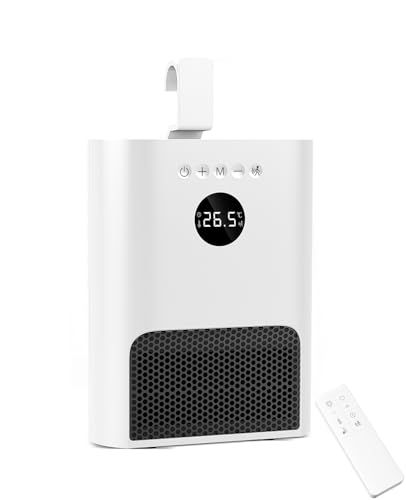 ヒーター 壁掛け 人感センサー付き ECO知能恒温?壁掛け式?3 way使用 セラミックヒーター 暖房器具 省エネ 2段階調節 4 W|600 W 1-12 Hタイマー機能 切り忘れ防止 LEDディスプレイ表示 セラミックファンヒーター 5 c 9386 d 2