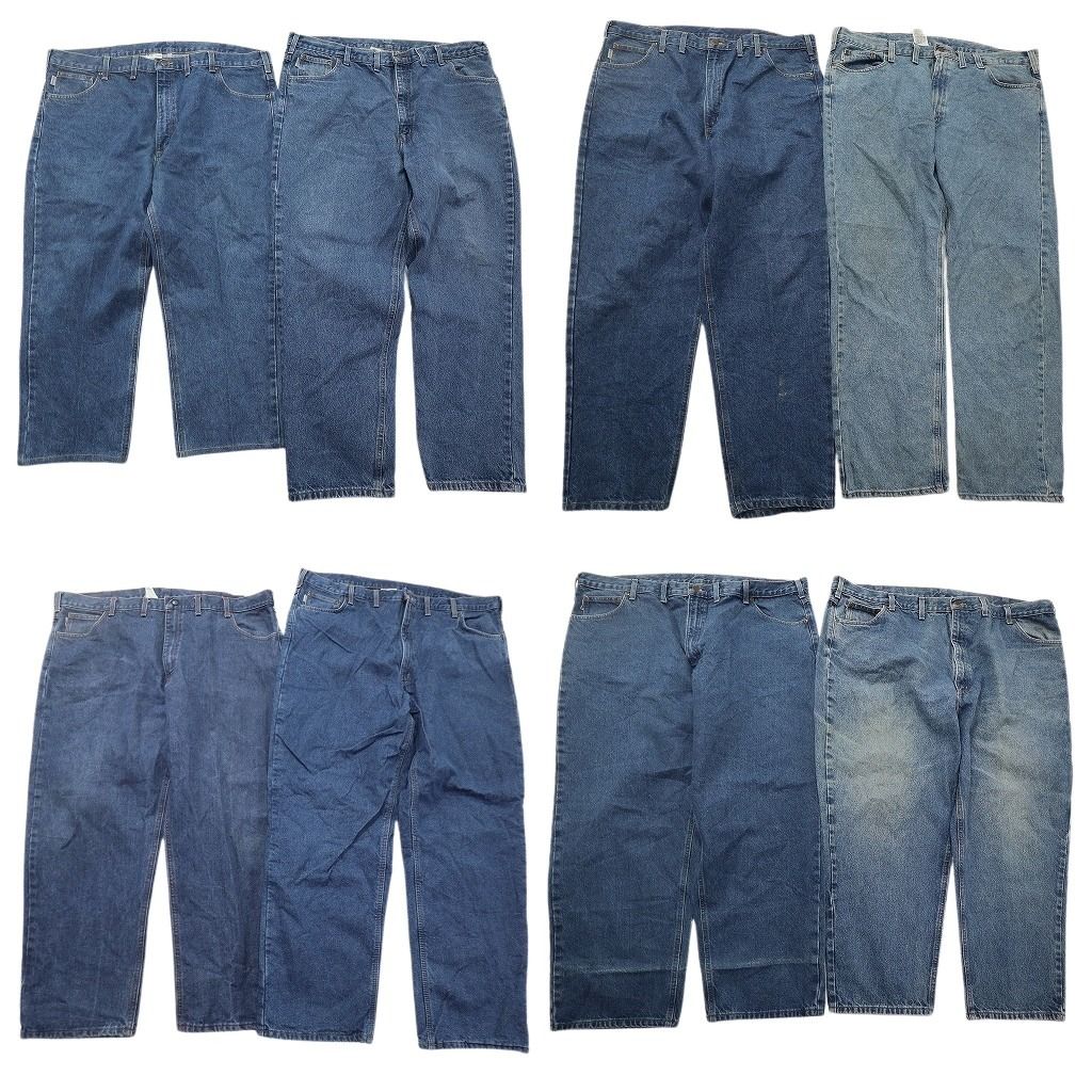 古着卸 まとめ売り カーハート Carhartt デニム パンツ 8枚セット