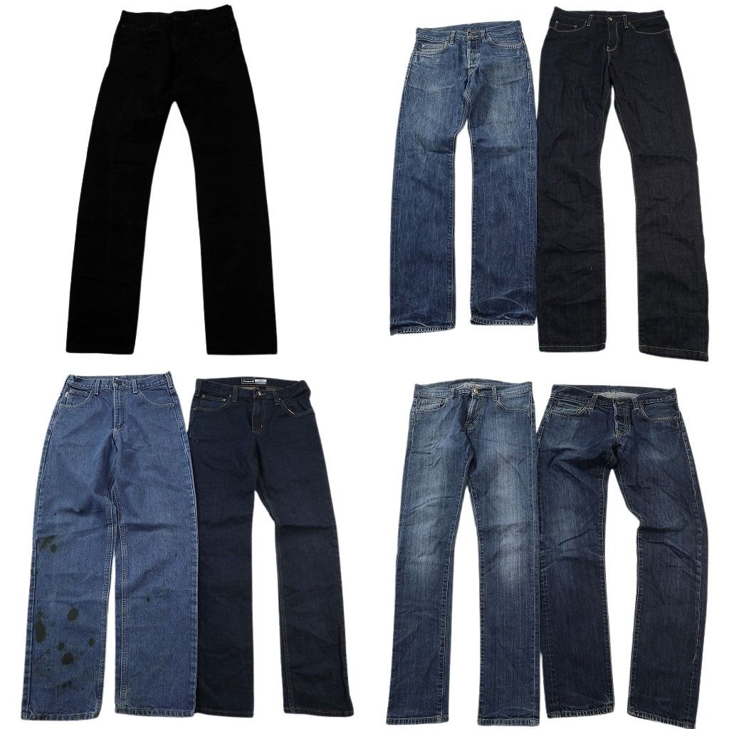 古着卸 まとめ売り カーハート Carhartt デニム パンツ 7枚セット