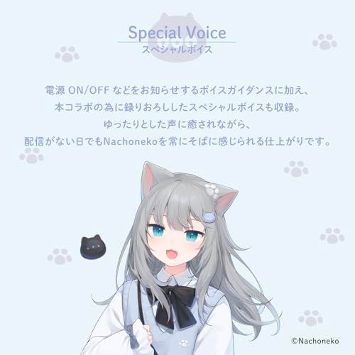 AVIOT TE-V1R-NCN Nachoneko コラボ ワイヤレスイヤホン｜ハイブリッド