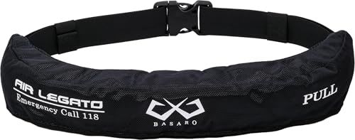 バサロ 国土交通省型式承認品 桜マーク タイプA 自動膨張式 ライフジャケット 桜マーク付き 救命胴衣 自動|手動双方対応モデル 2 Wayモデル 立体裁断 大人用 釣り 腰 腰巻き ベルトタイプ コンパクト メンズ レディース サイズ 70?14