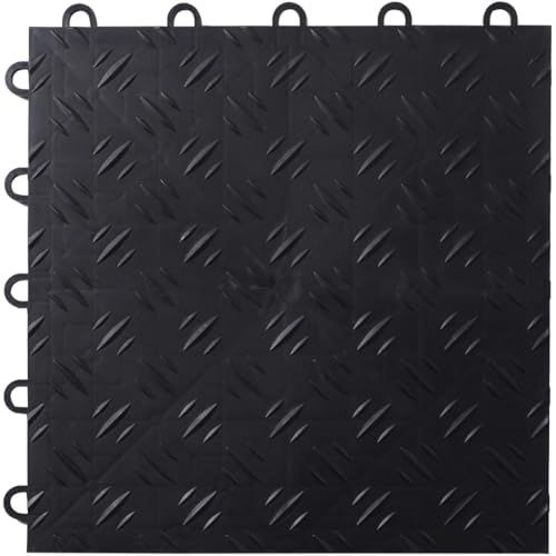 迅速に発送 ISL ガレージタイル ソリッドタイプ ブラック セット ×1.2 cm 業務用 高耐荷重モデル 76 ef 5863