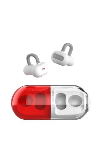 迅速に発送 水月雨 Moondrop Pill オープンイヤー型ワイヤレスイヤホン イヤーカフ イヤホン オープンイヤー ワイヤレス Bluetooth 6 0 開放型 耳挟み式 IPX 4防水 最大28時間再生 AIノイズキャンセ aeea 4651