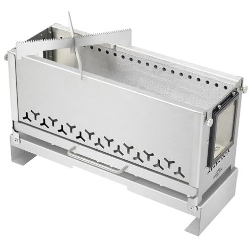 迅速に発送 Soomloomハーフユニット焚き火台SparkJarrファイヤーピット0 5 unit薪ストーブテント調理コンロ暖炉ステンレス鋼バーベキューBBQ焚き火キャンプアウトドアヒーター ウォーマー クッカー多用途 dfcb 59 c