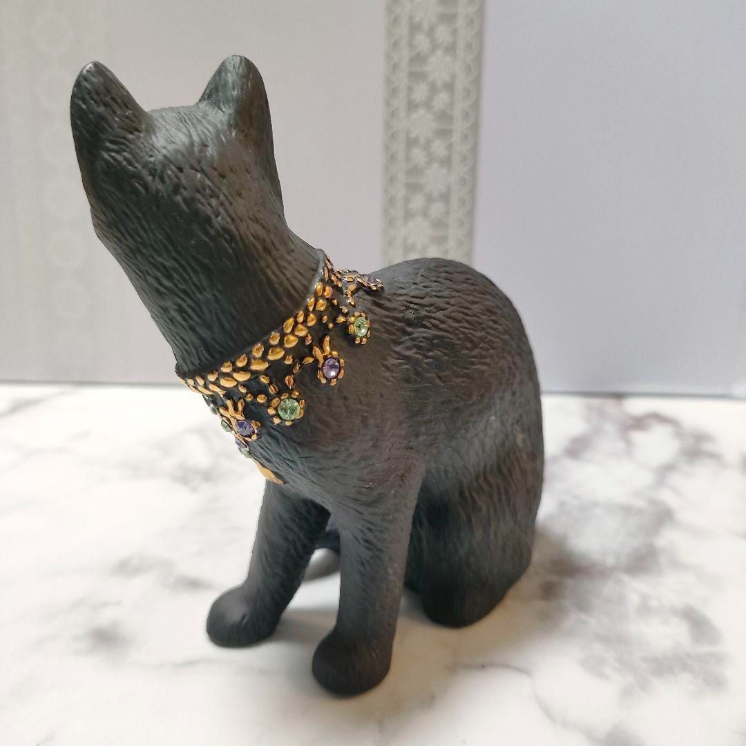 陶器 置物 レノックス LENOX 大きなサイズ 猫 ねこ キャット 24K
