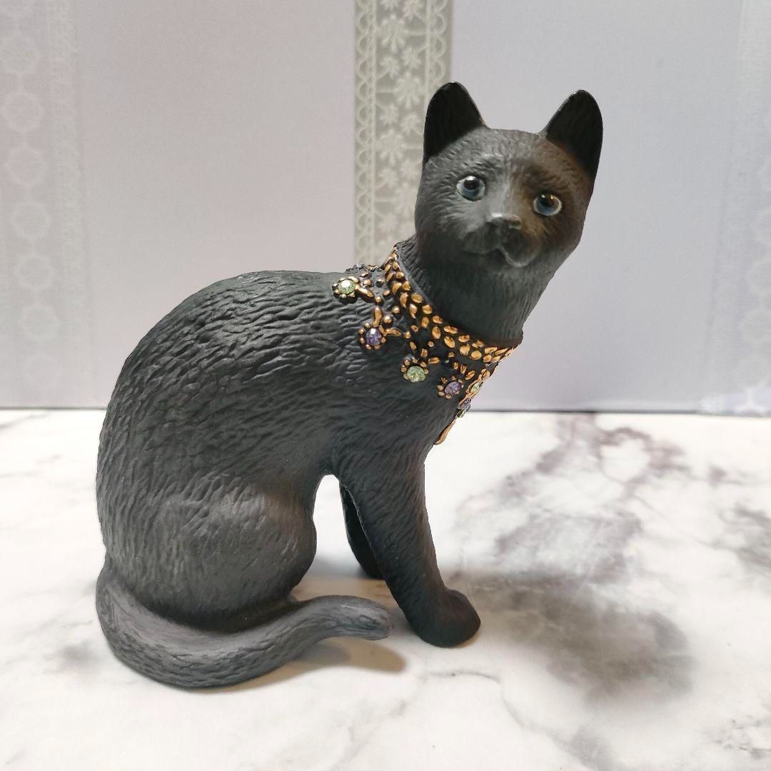 大きなサイズ レノックス ジュエリー 24K 猫 陶器 置物 キャット フラワー 陶器 置物 レノックス LENOX 大きなサイズ 猫 ねこ キャット 24K