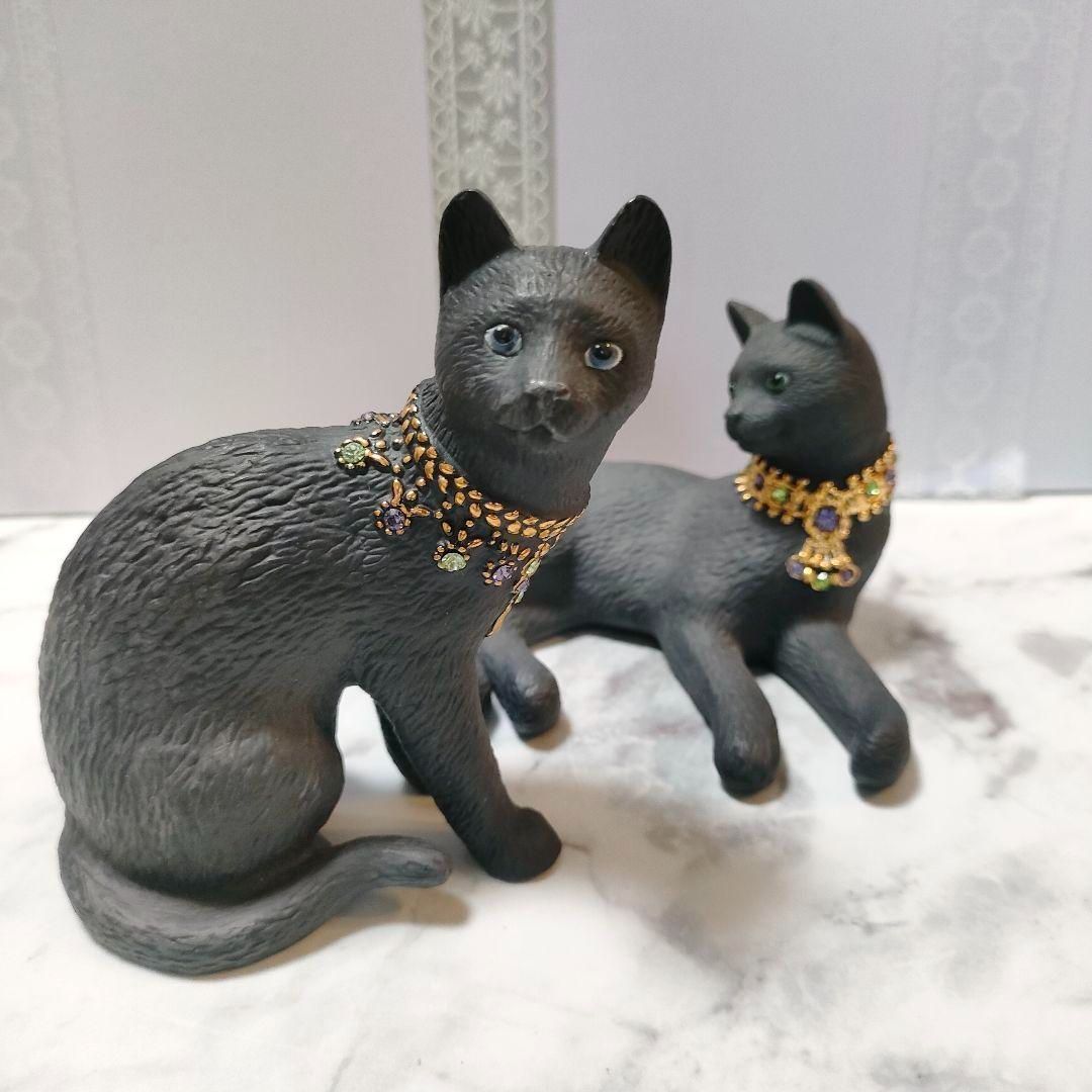 陶器 置物 レノックス LENOX 大きなサイズ 猫 ねこ キャット 24K