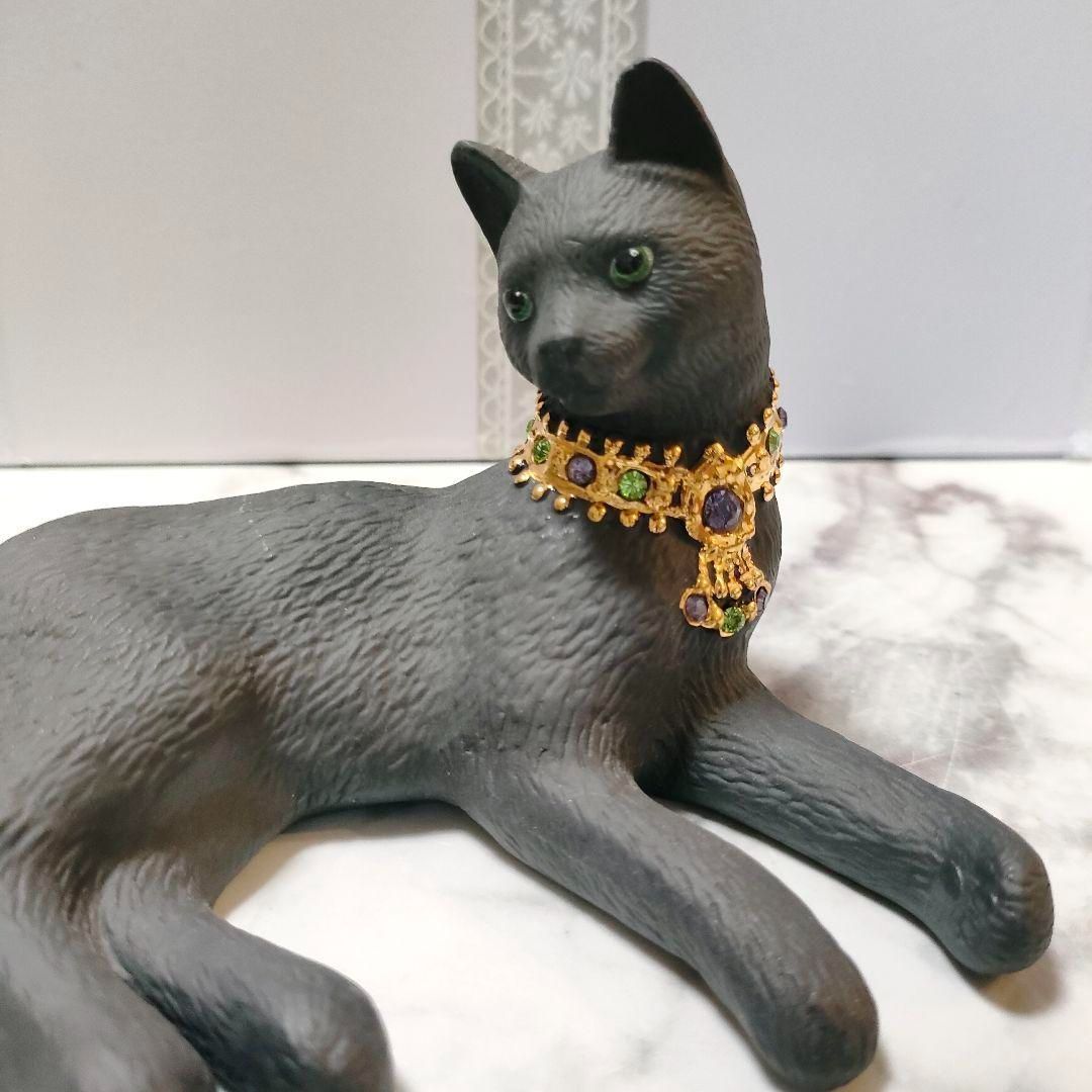 陶器 置物 レノックス LENOX 大きなサイズ 猫 ねこ キャット 24K