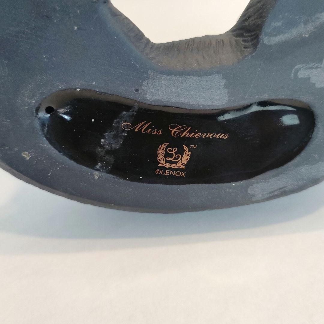 LENOX レノックス 陶器 置物 黒猫 希少品 猫 ねこ キャット 24K 大きな