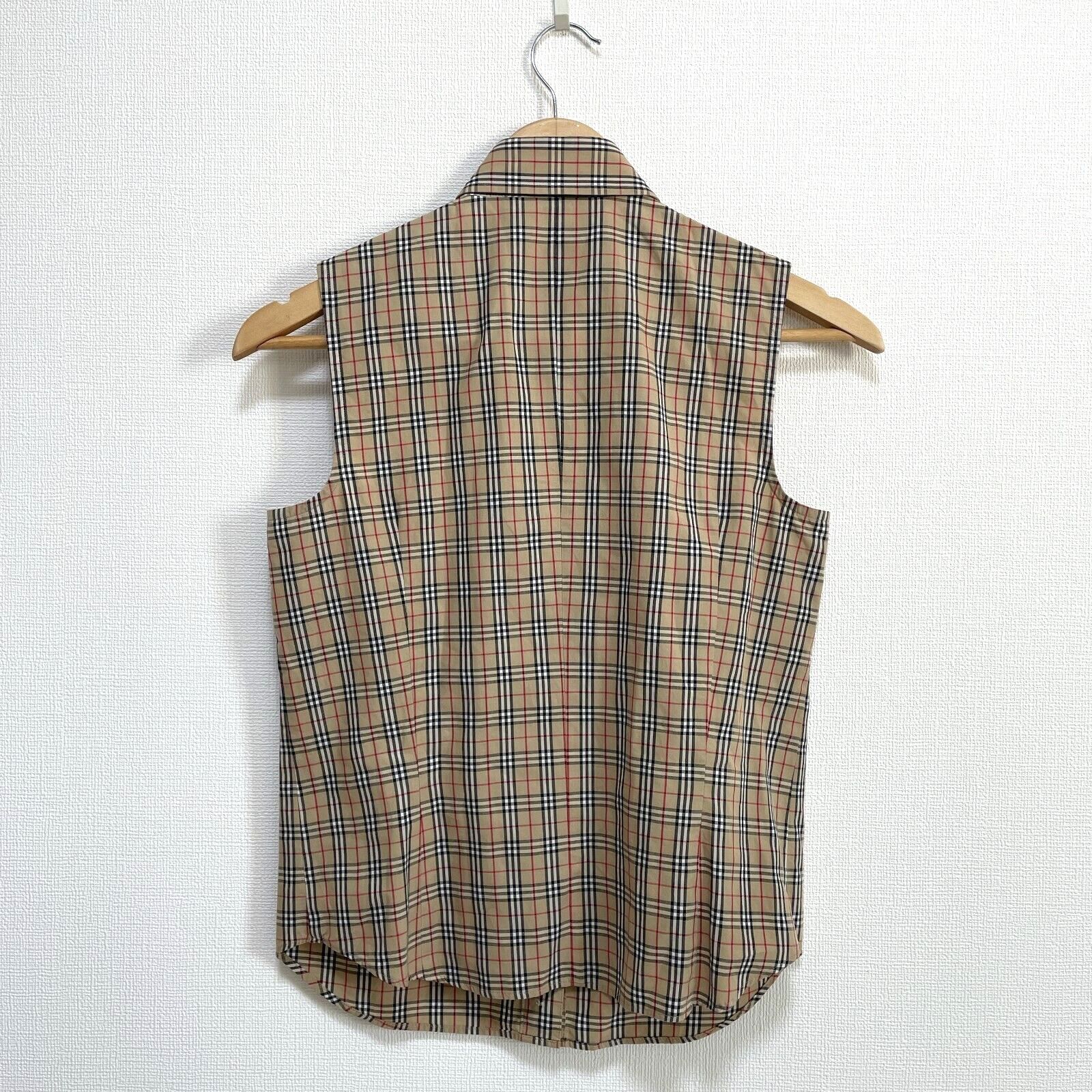 BURBERRY BLUE LABEL バーバリーブルーレーベル ノースリーブ シャツ 