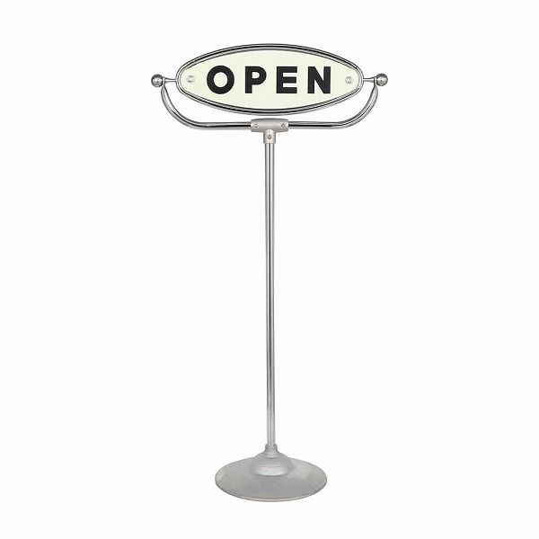 ダルトン オープン クローズド サイン スタンド DULTON おしゃれ スチール シンプル 店舗 ホテル カフェ レトロ アンティーク アメリカンスタイル ディスプレイ 123-385