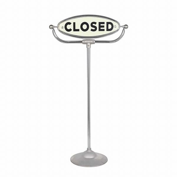  ダルトン オープン クローズド サイン スタンド DULTON おしゃれ スチール シンプル 店舗 ホテル カフェ レトロ アンティーク アメリカンスタイル ディスプレイ 123-385 その他 文房具 事務用品