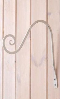 アンティーク風 ワールプールフック<br> 帽子用フック ブラウン フック