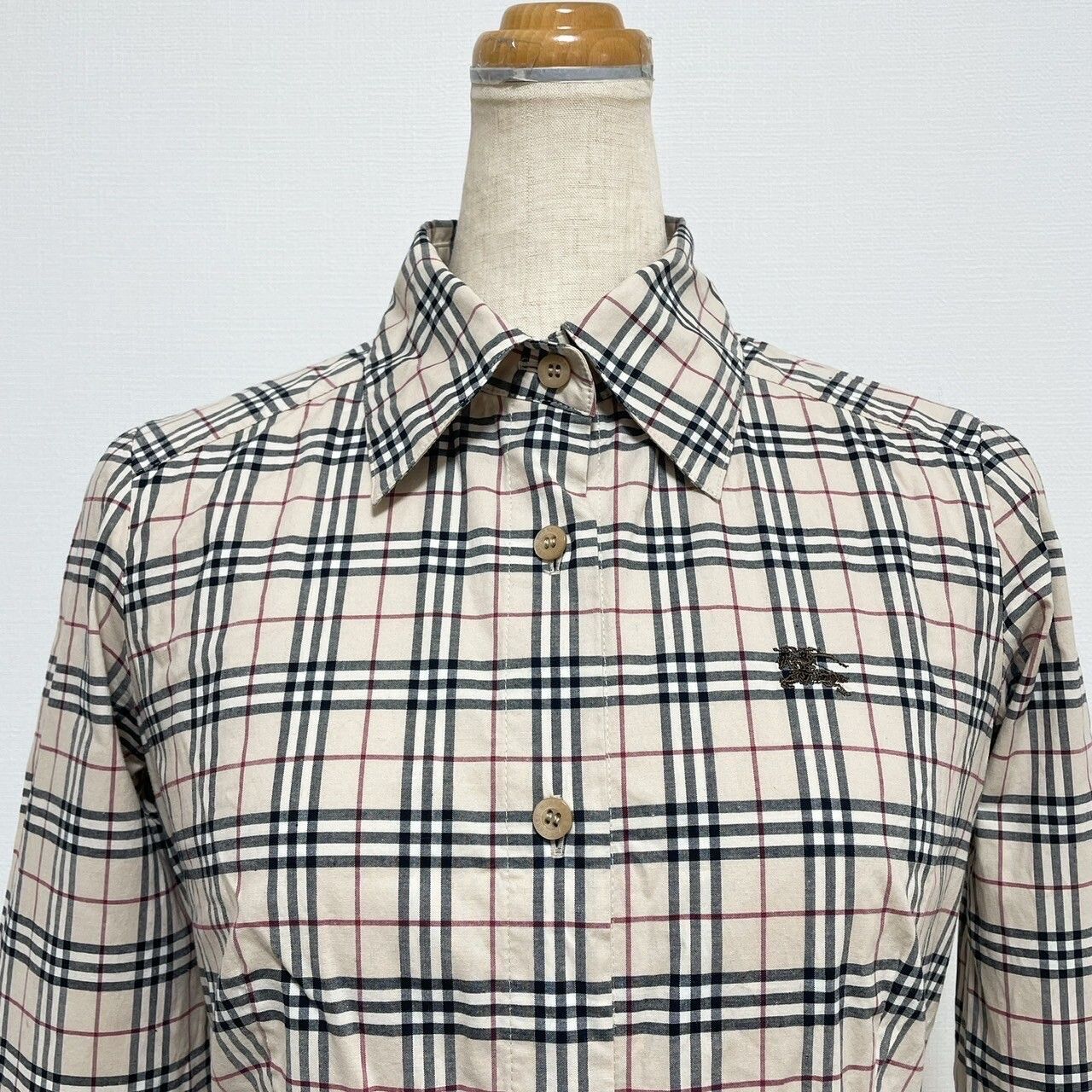 BURBERRY BLUE LABEL バーバリーブルーレーベル 長袖 シャツ ノバ 