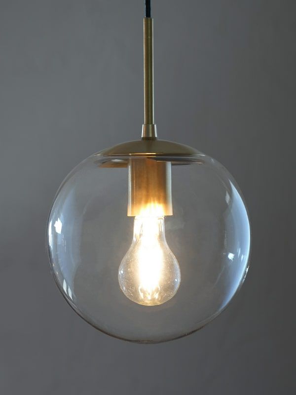 ペンダントライト 北欧 S クリアー 透明 ロスカ LOSKA ゴールド セット