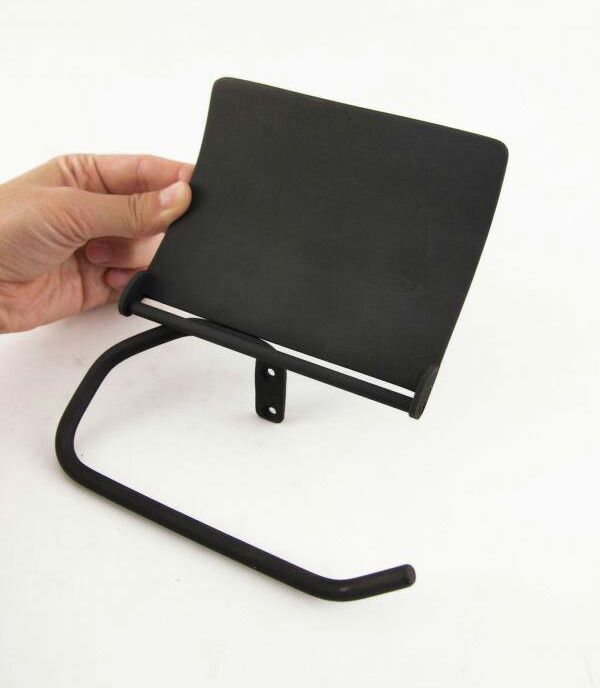 ペーパーホルダー ブラック アクシス PH 130 BK AXCIS トイレットペーパーホルダー トイレ トイレットペーパー デザイン おしゃれ 男前インテリア モノトーン シンプル