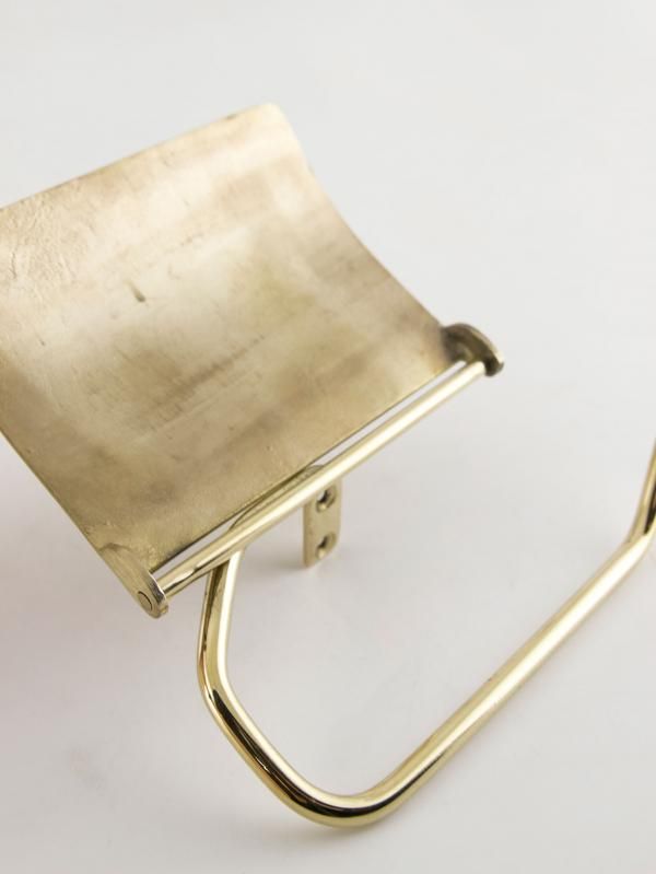 ペ−パーホルダーブラス ゴールド アクシス PH 135 HP AXCIS<br> トイレットペーパーホルダー トイレ ペーパーホルダー トイレットペーパー デザイン おしゃれ 男前インテリア モノトーン シンプル