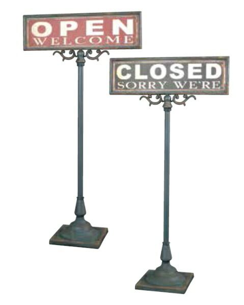 【DULTON】 ダルトン オープンクローズサインスタンド OPEN-CLOSED SIGN STAND S355-83