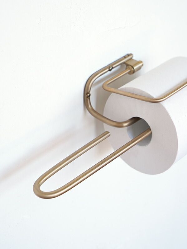  ブラス トイレットペーパーホルダー ダブル ネジ付き ゴールド アクシス AXCIS L 2179 トイレットペーパーホルダー トイレ用品