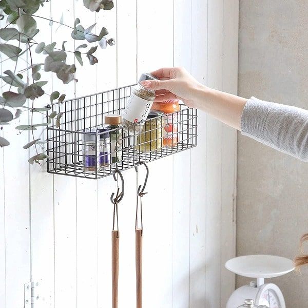 ジョセフアイアン ワイヤーバスケット Mサイズ 幅42cm スパイス SPICE