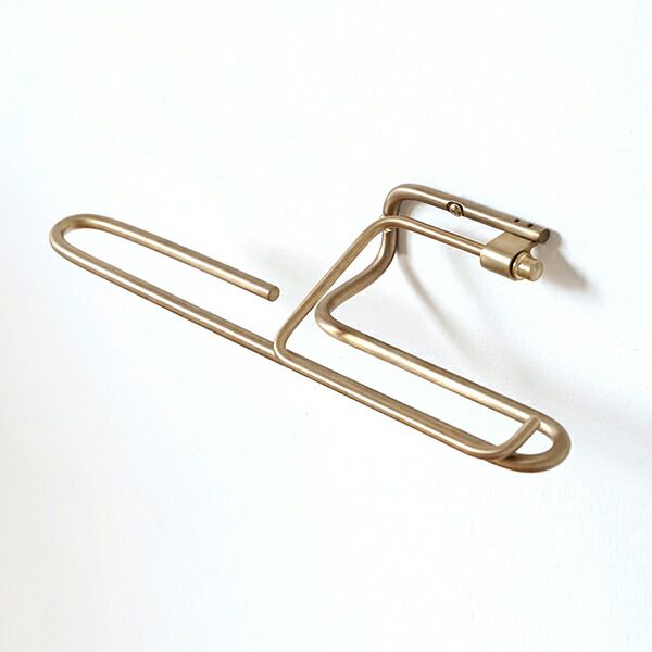 ブラス トイレットペーパーホルダー ダブル ネジ付き ゴールド アクシス AXCIS L 2179