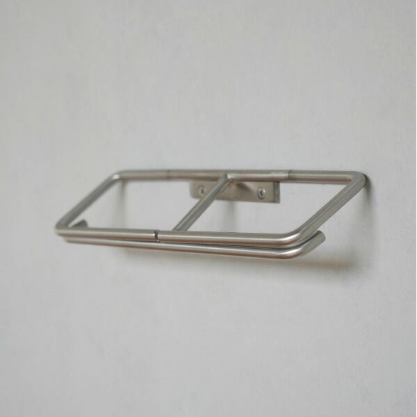  トイレットペーパーホルダー ダブル ステンレス シルバー アクシス L 2223 トイレットペーパーストッカー シンプル おしゃれ ストッカー トイレットペーパー収納 サニタリー トイレットペーパーホルダー トイレ用品