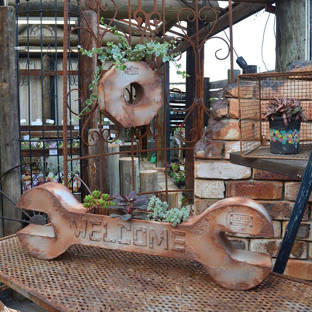 プランター ナットプランター アンティーク風 azi-azi アジアジ 植木鉢