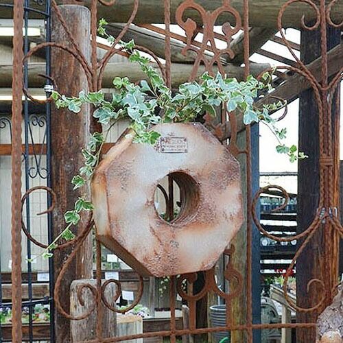 プランター ナットプランター アンティーク風 azi-azi アジアジ 植木鉢