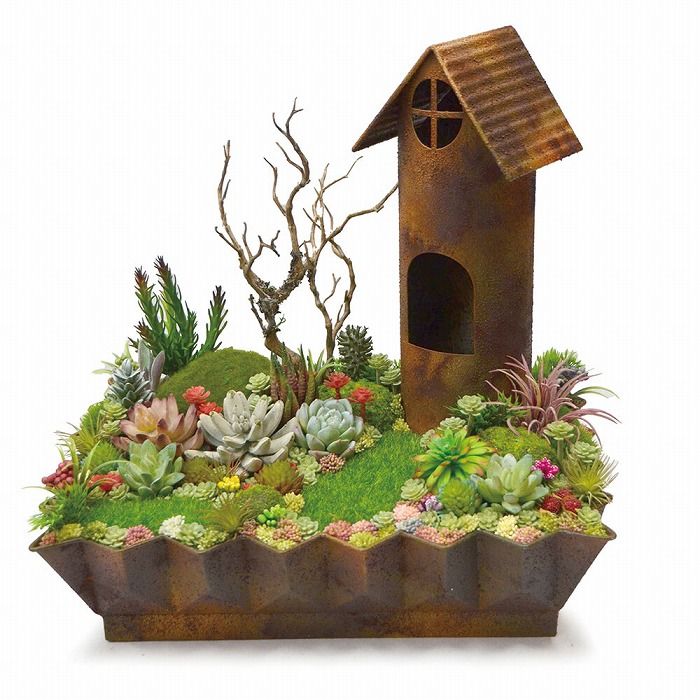 ハウスプランター/B azi-azi アジアジ 壁掛けプランター ガーデン 雑貨