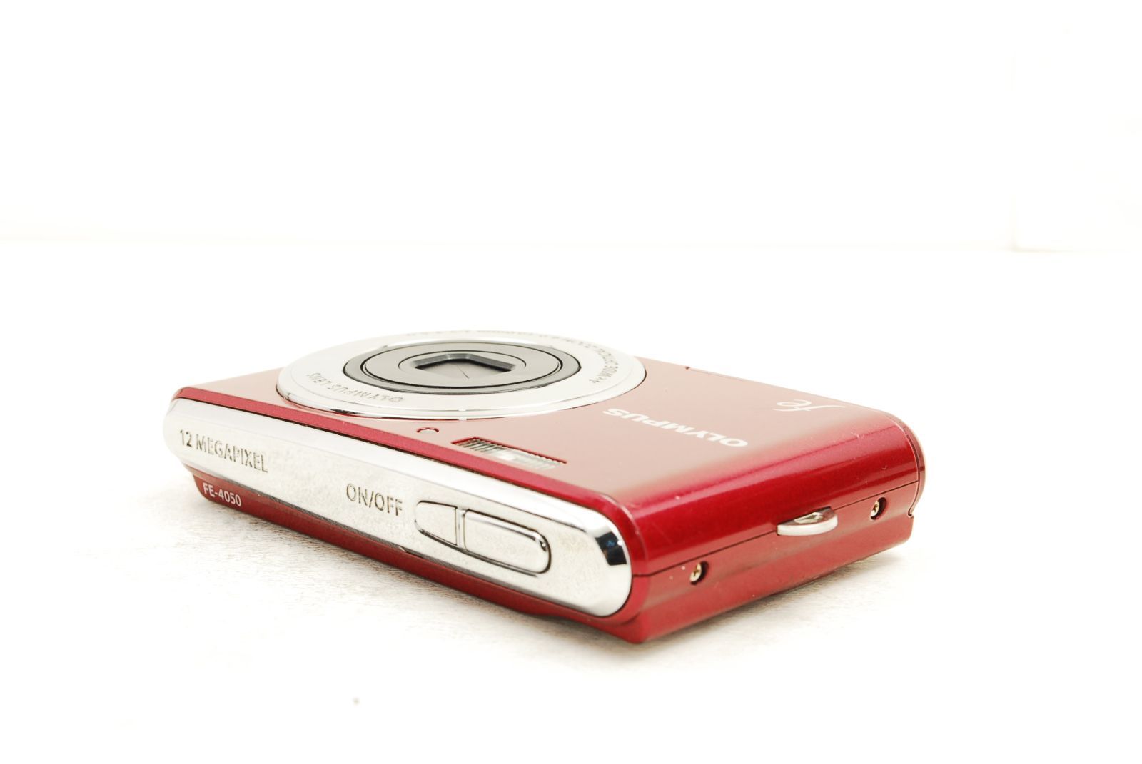 OLYMPUS オリンパス FE-4050 レッドRED 完動品 元箱付 #20343 - メルカリ